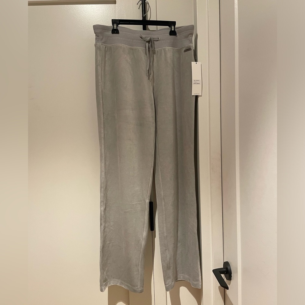 CALVIN KLEIN VELOUR SWEATPANTS